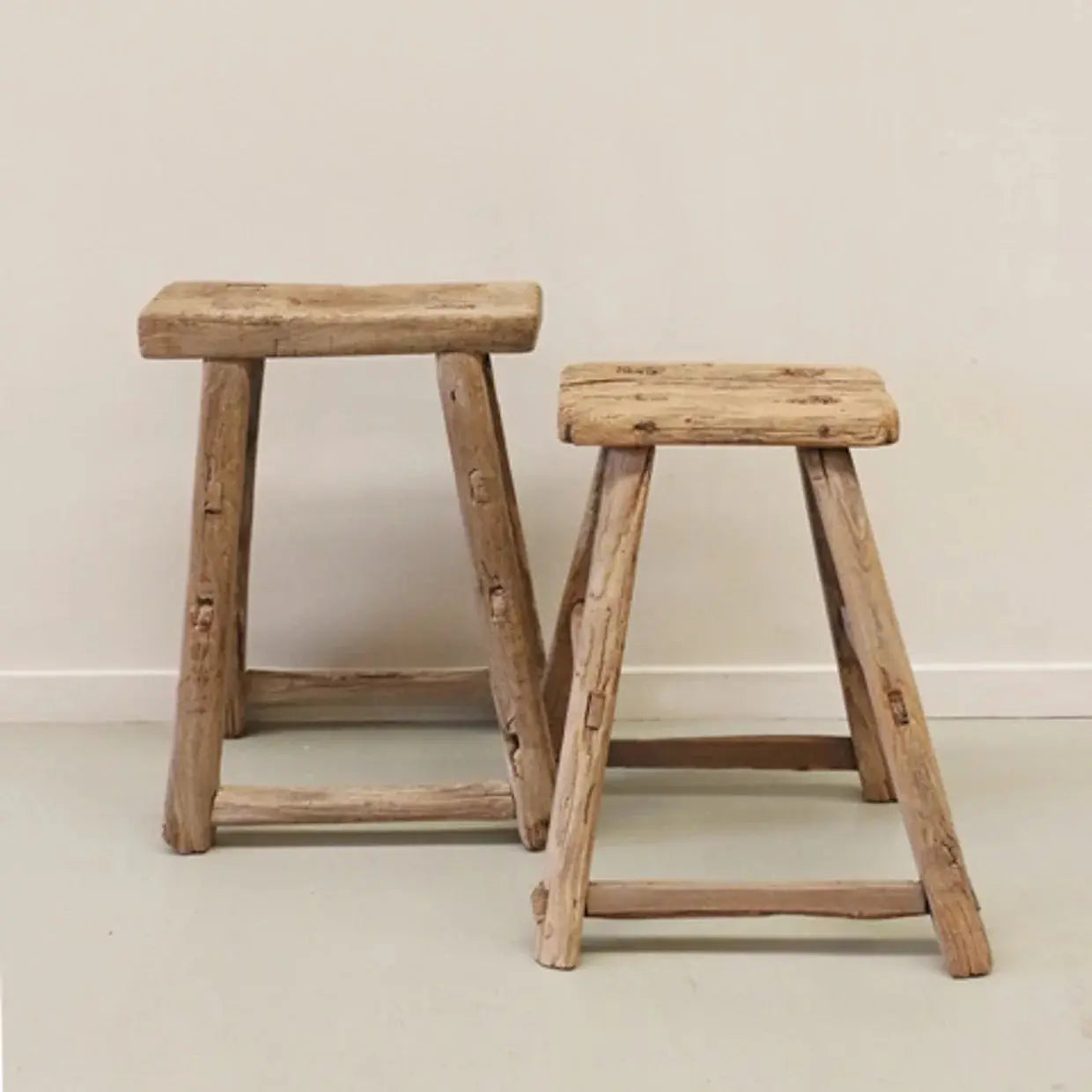 Antique Wooden Stool CC Interiors