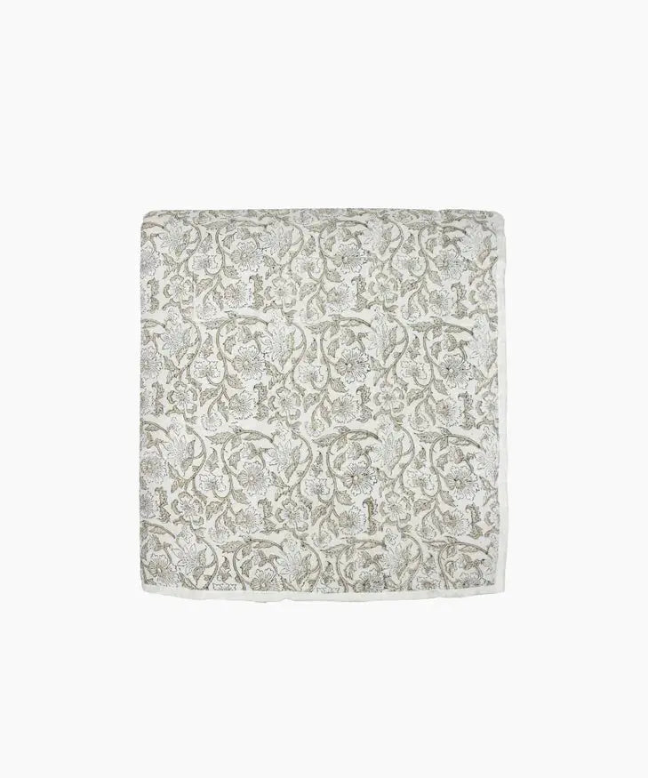 Athena Handblock Natural Bedding Marmaduke Shoppe