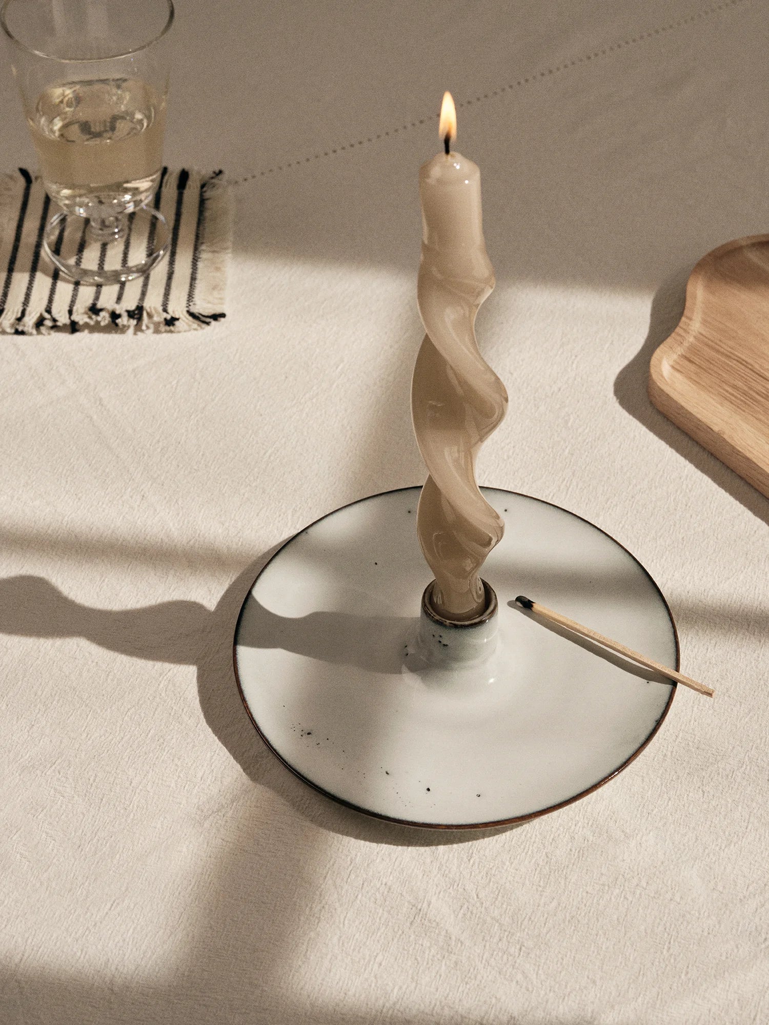BROSTE Nordic Sand Candleholder