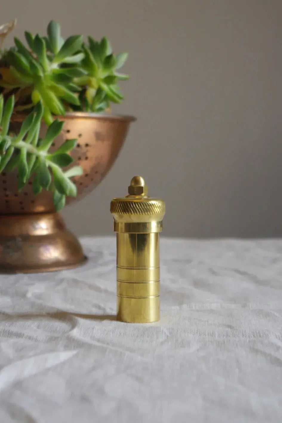 Brass Pepper Mill 022 Mr Kitly