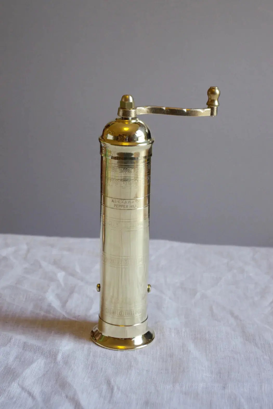 Brass Pepper Mill Mr Kitly