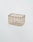 Brass Wire Basket Fog Linen