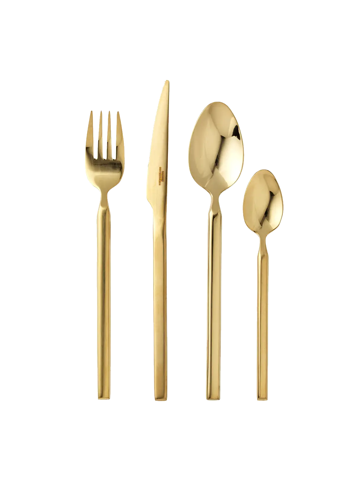 Broste Copenhagen Gold Cutlery Tvis Set May Time