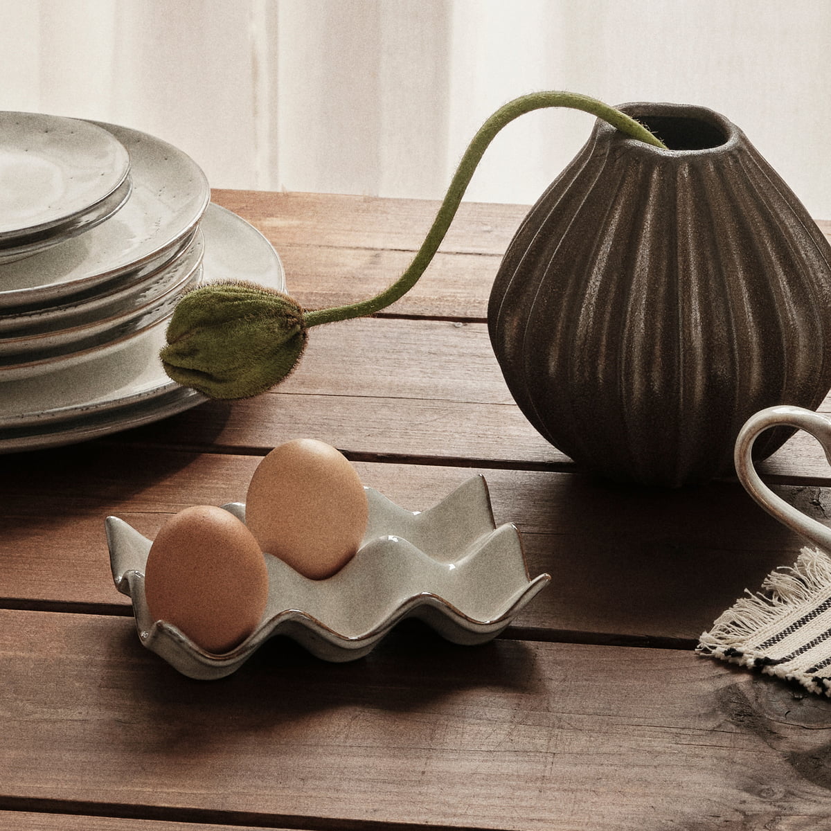BROSTE Nordic Vanilla Egg Tray