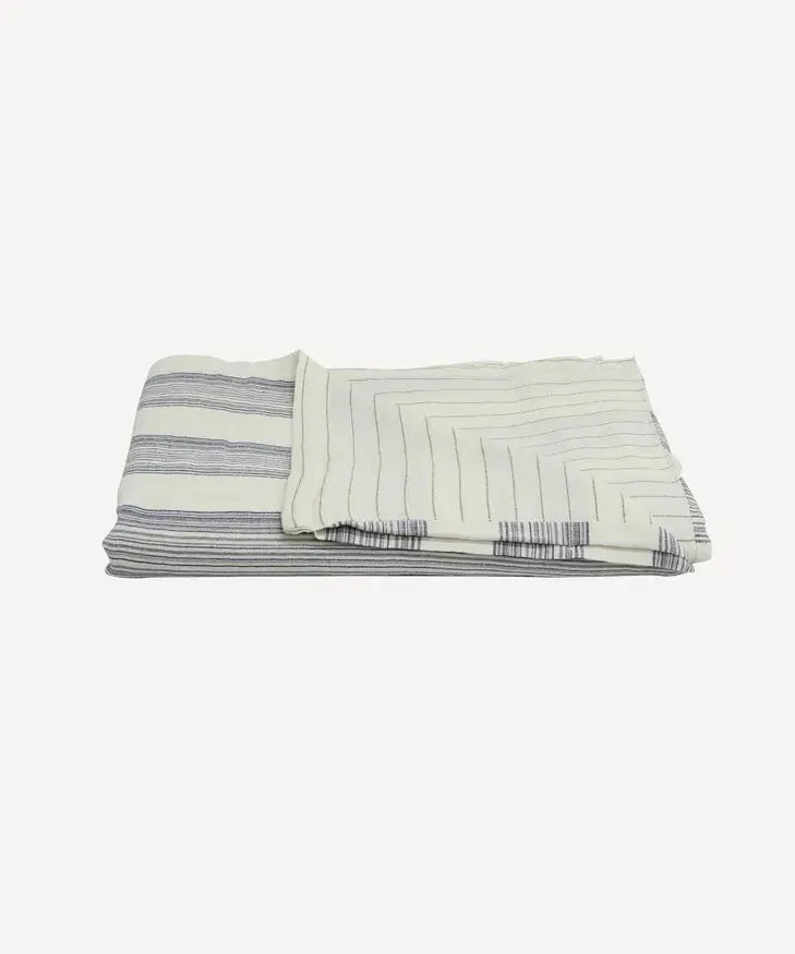 Capri Stripe Linen Duvet French Country Collections