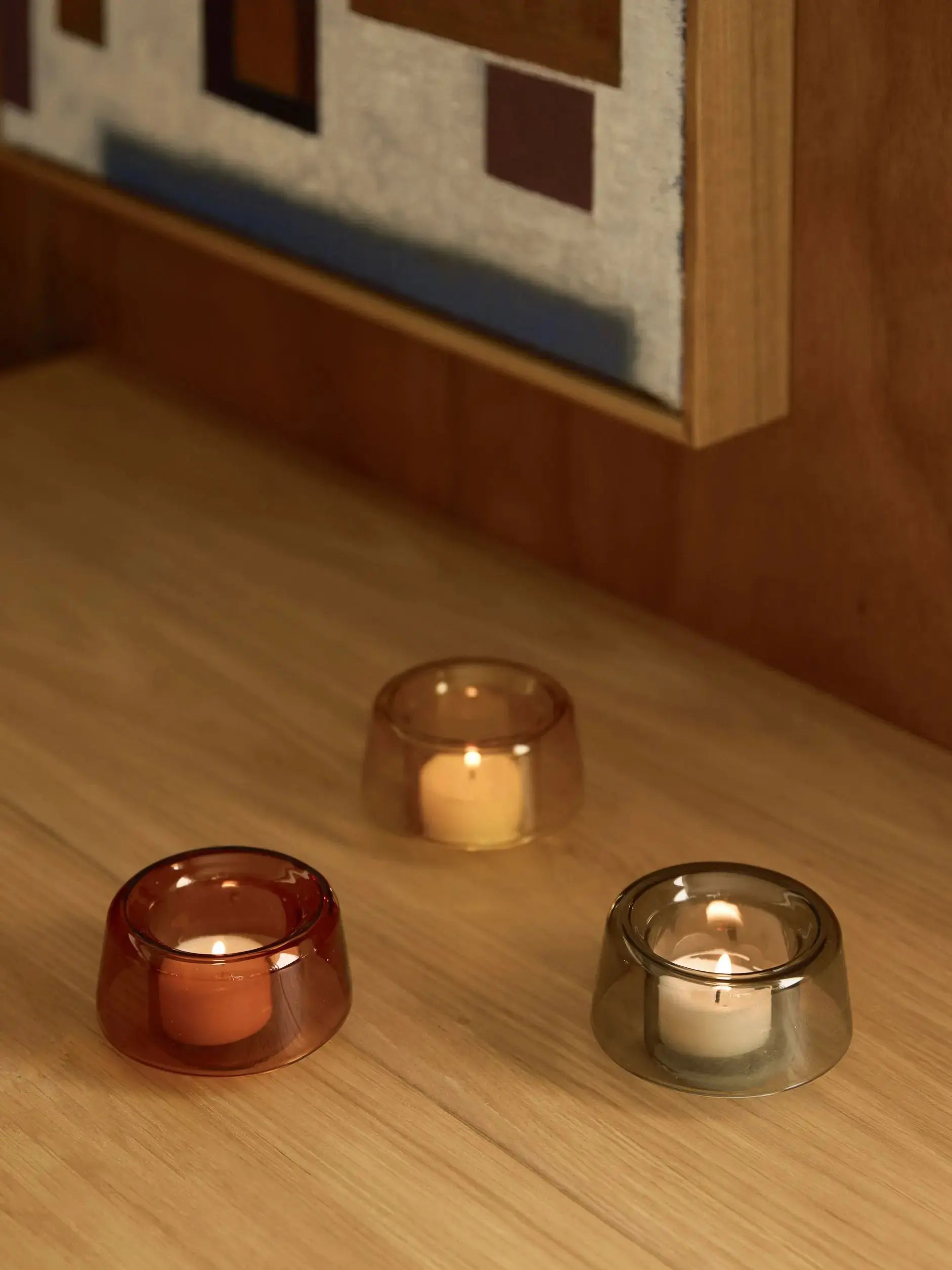 Cascade Tealight Holder / Honey Città