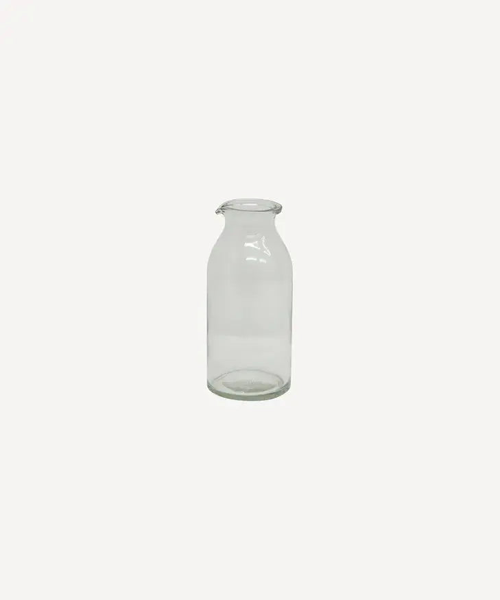 Clear Bottle Vase Short French Country Collections