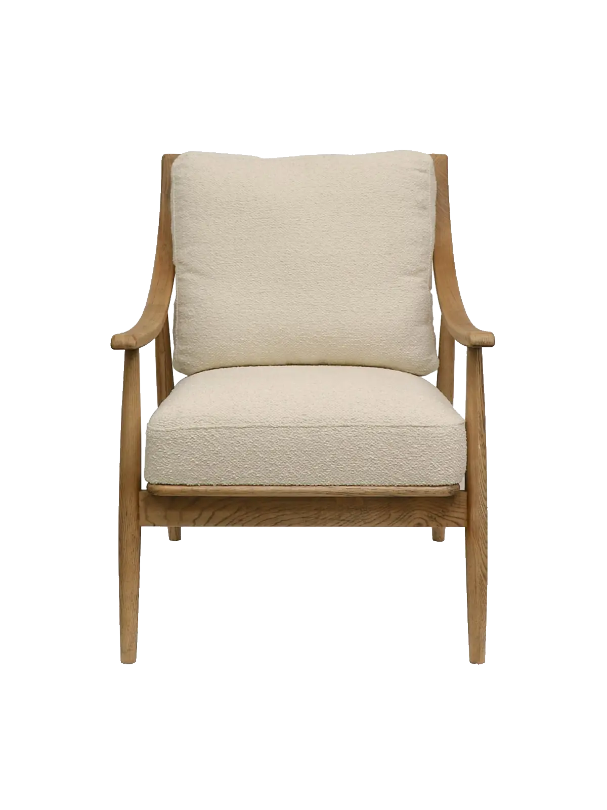 Greer Cream Boucle Armchair Hawthorne Group