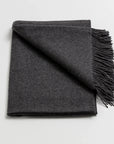 LOOM Cashmere Merino Throw | Grey Flannel