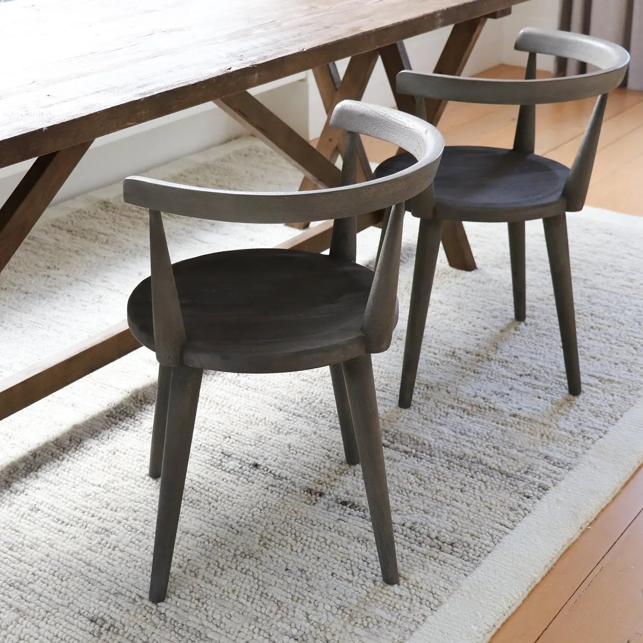 Colton Smoked Oak Dining Chair Hawthorne Group