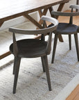 Colton Smoked Oak Dining Chair Hawthorne Group