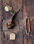 Couta Leather Knot Keyring Merchants and Traders by Sibella Court Pty Ltd