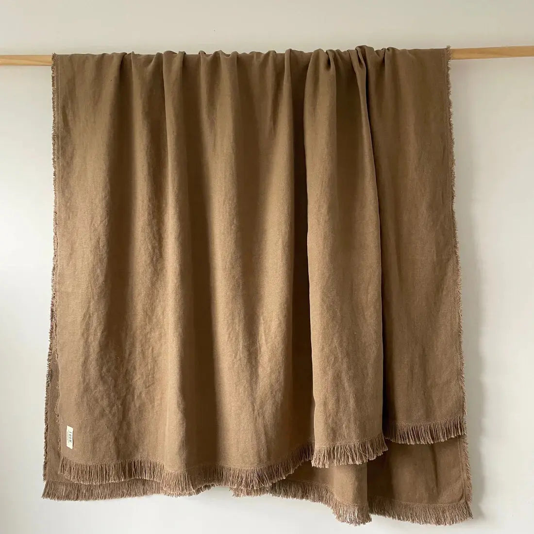 Cove Pure Linen Throw Blanket Loomwares