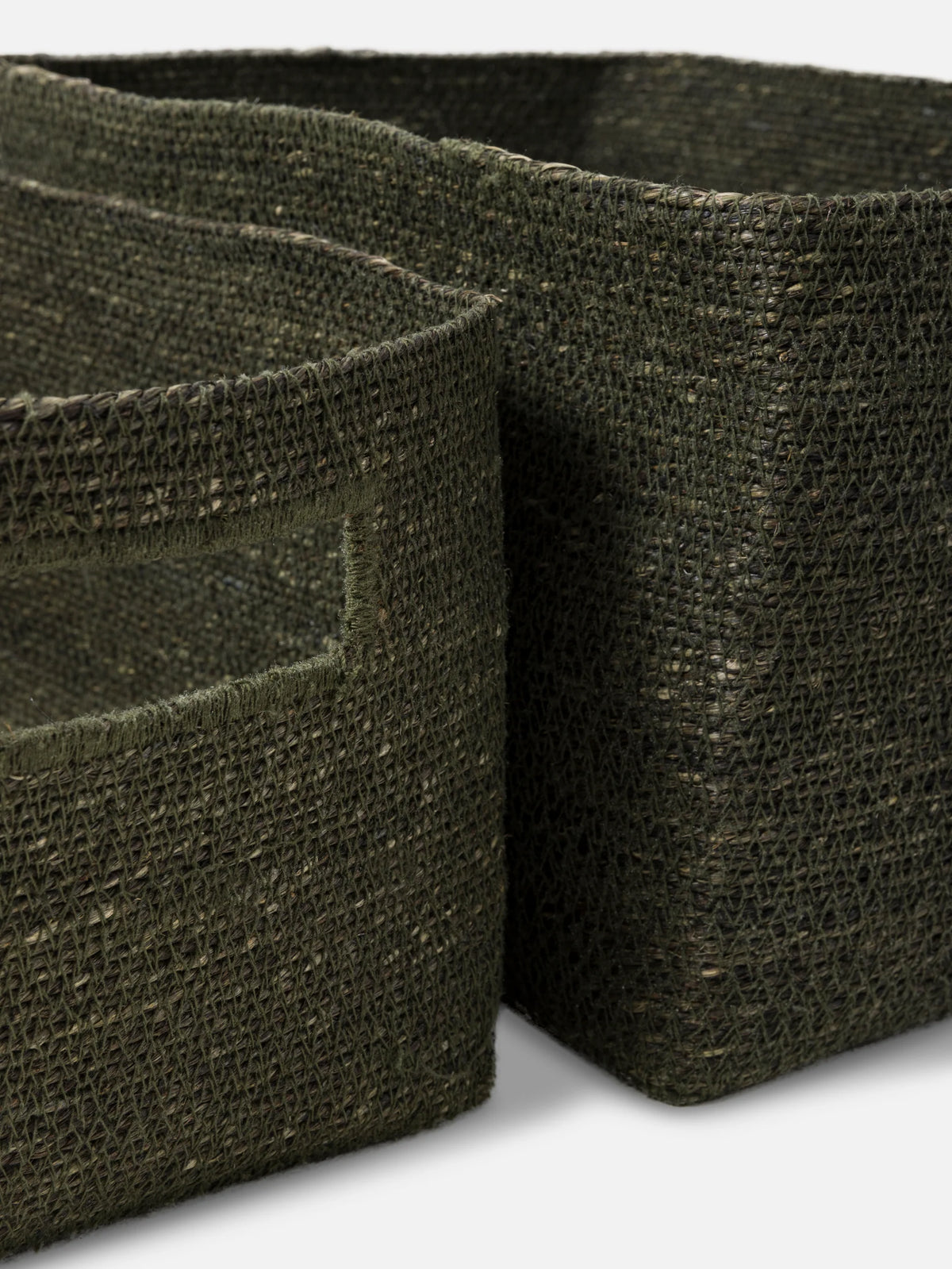 Woven Storage Basket | Olive