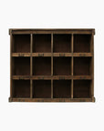 Wooden Cubby Wall Shelf Large