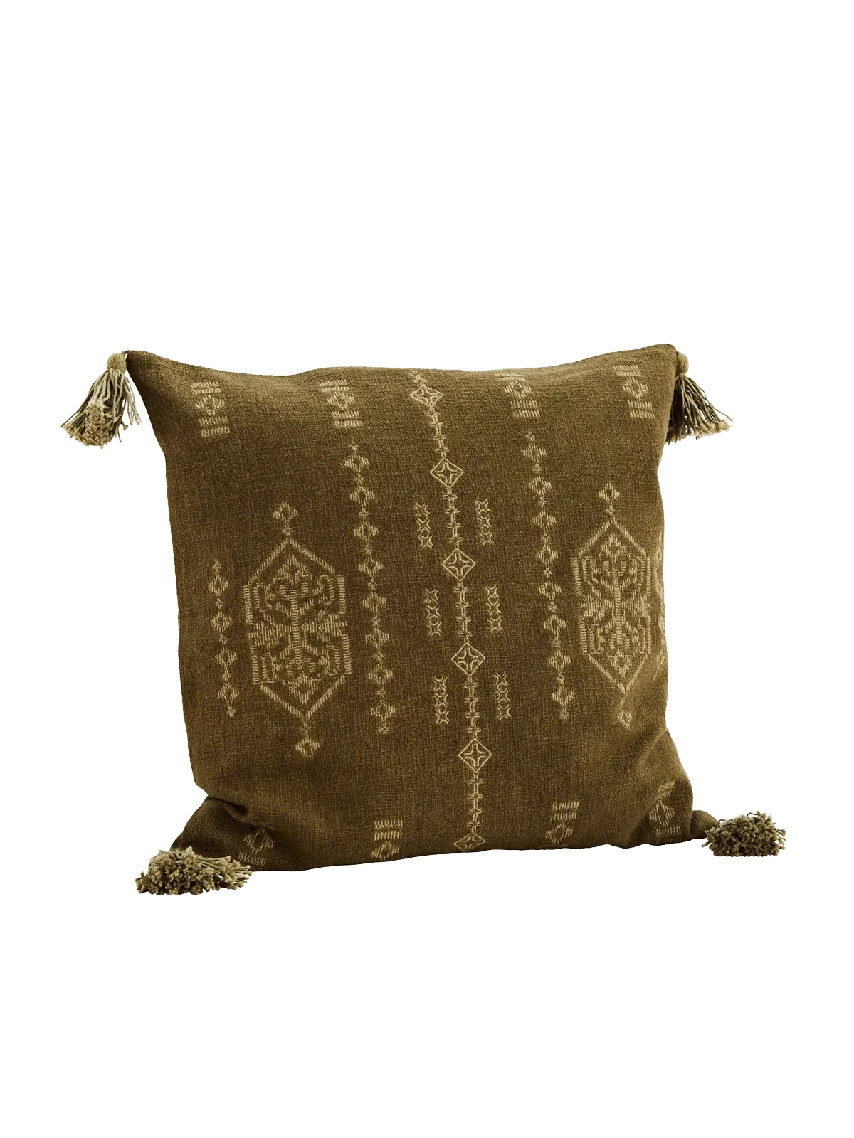 Embroidered Cushion Wooden Horse