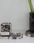 Dawn Candle | Calacatta - Blackberry & Plum
