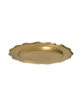 Brass Ruffle Edge Tray