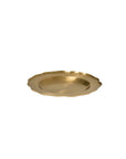 Brass Ruffle Edge Tray