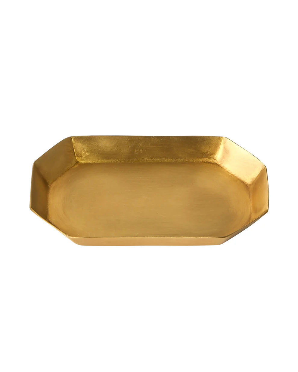 Long Octagonal Brass Plate