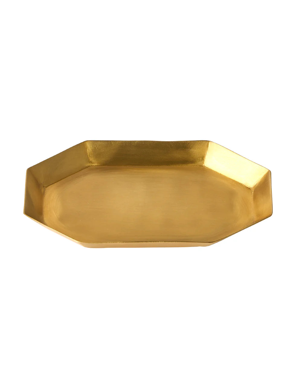 Long Octagonal Brass Plate
