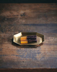 Long Octagonal Brass Plate