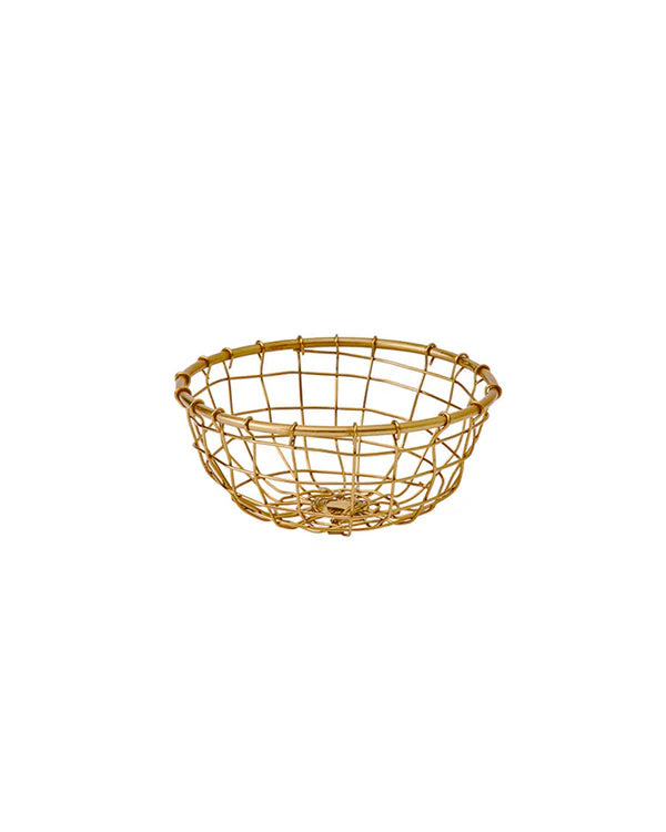 Shallow Round Wire Basket