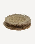 Frayed Edge Seagrass Coaster French Country Collections