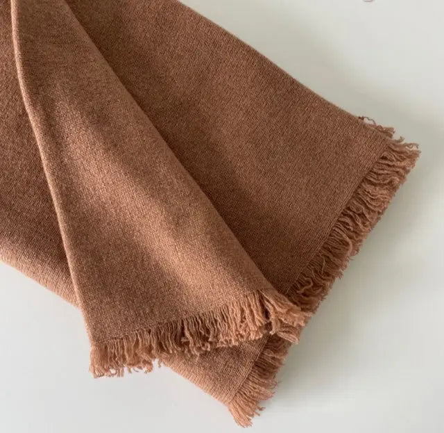 Fringed Cashmere Wrap Loomwares