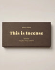 Gentle Habits | This is Incense - Grounded Gentle Habits