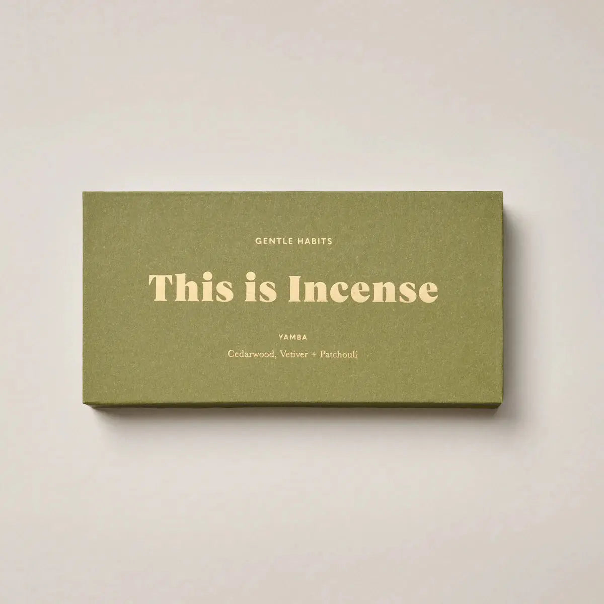 Gentle Habits | This is Incense - Yamba Gentle Habits