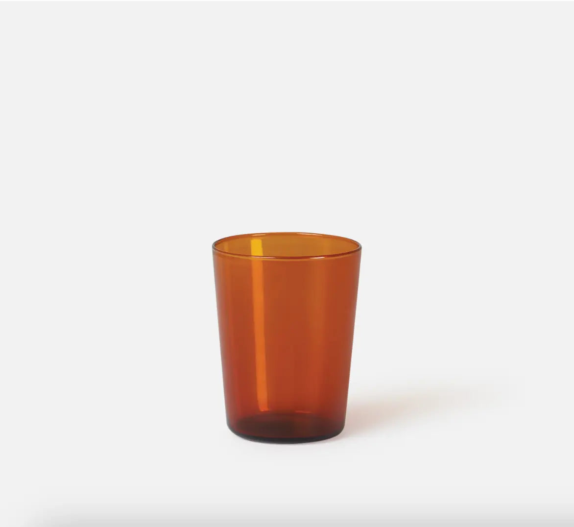 Glass Tumbler in Amber / set of 4 Città