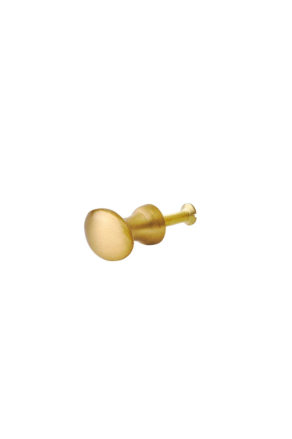 Oval Brass Knob