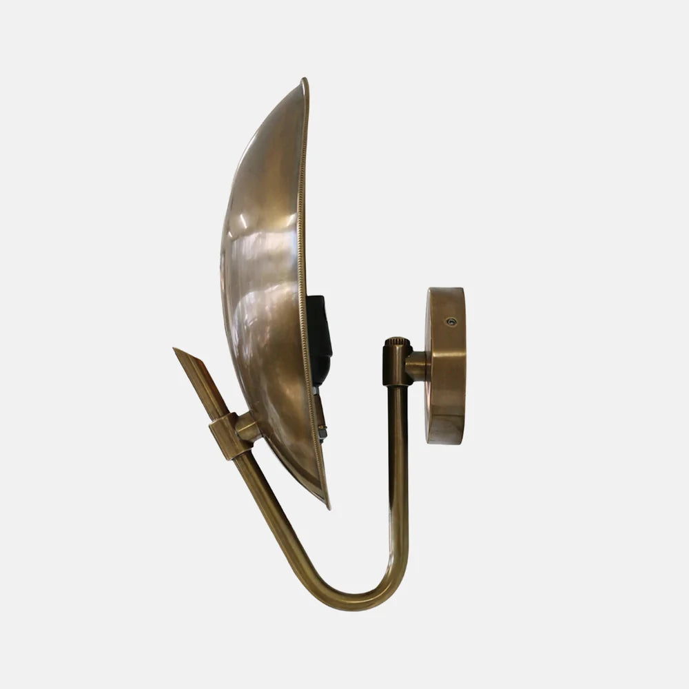 Memphis Disc Brass Wall Sconce