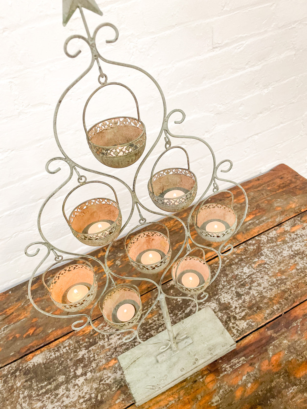 Metal T Lite Candelabra