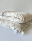 Tulle Linen Throw Blanket