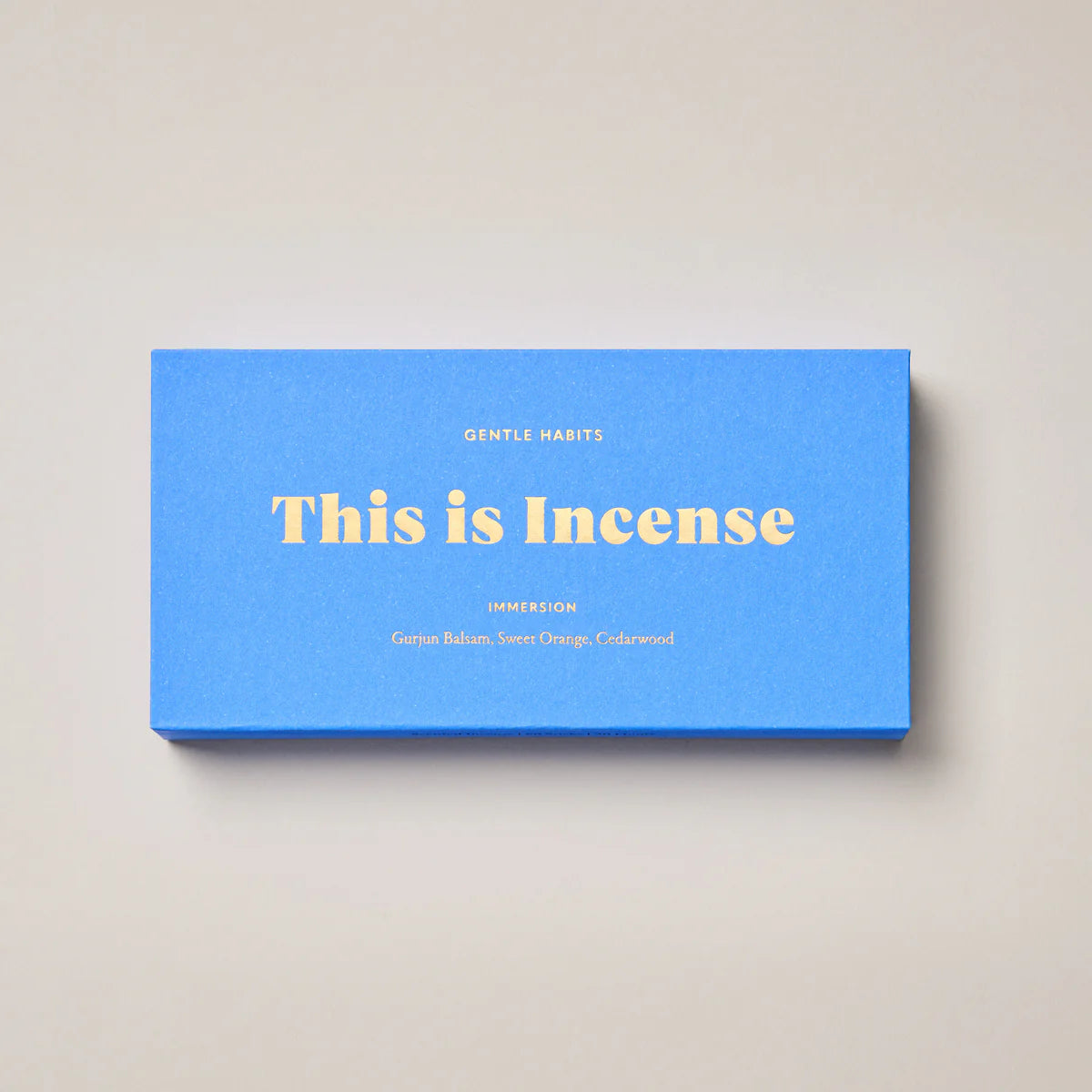 Gentle Habits | This is Incense - Immersion