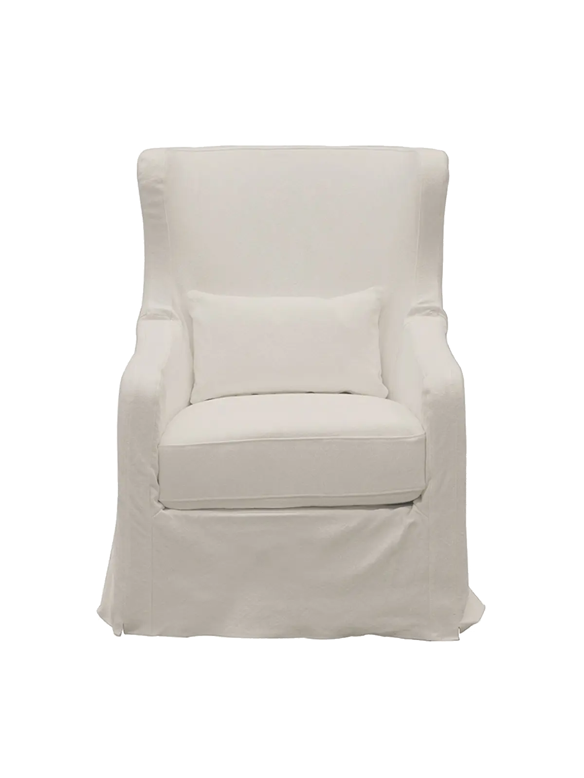 Cape Cod Chair in White with Swivel Base CC Interiors