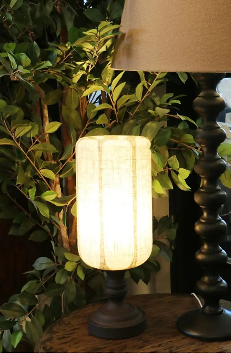 Medina Linen and Glass Lamp CC Interiors