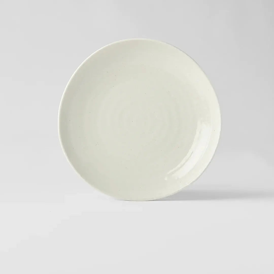 Off White Uneven Dinner Plate Naibu