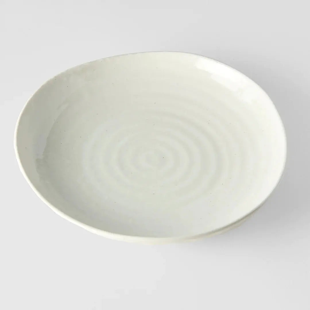 Off White Uneven Dinner Plate Naibu