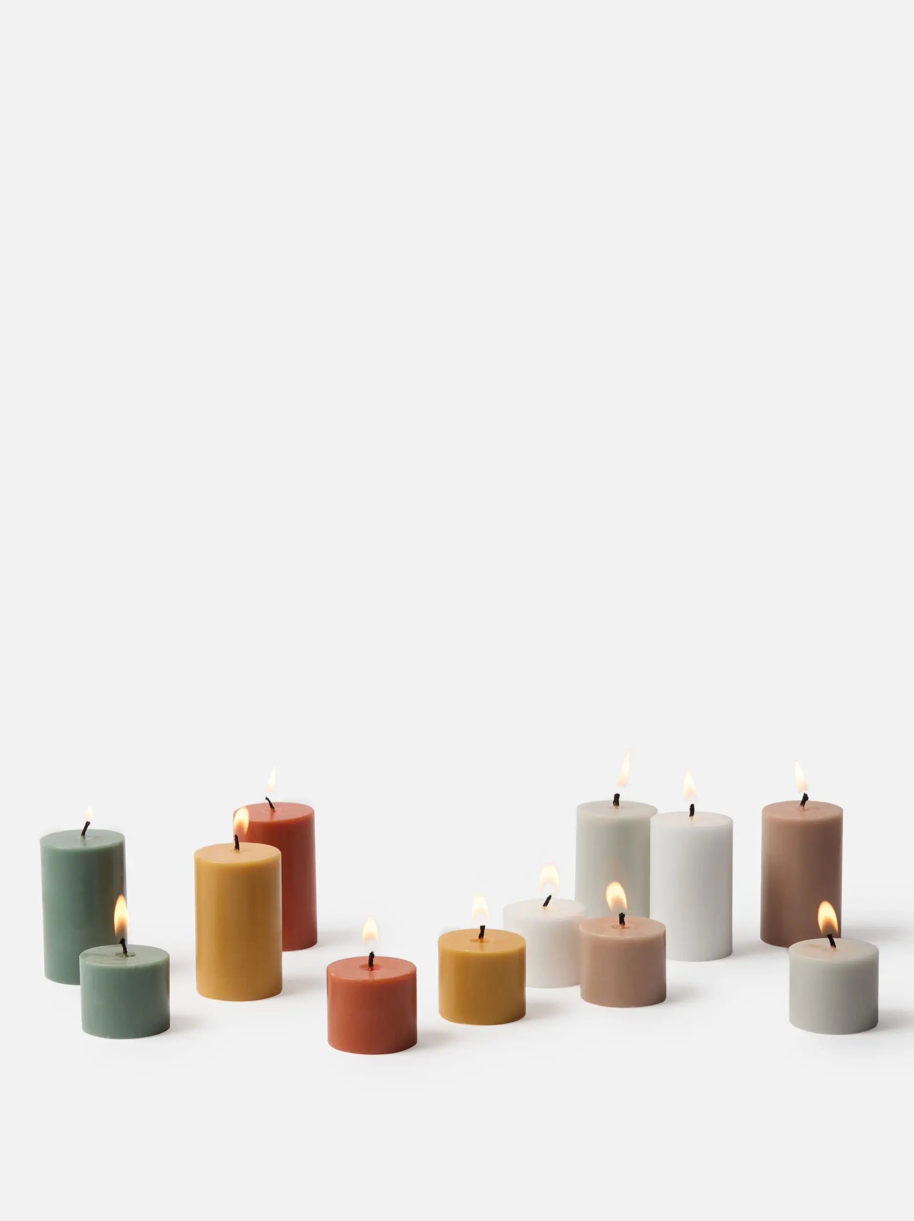 Pillar Candle sml Set/4 Marmaduke Shoppe