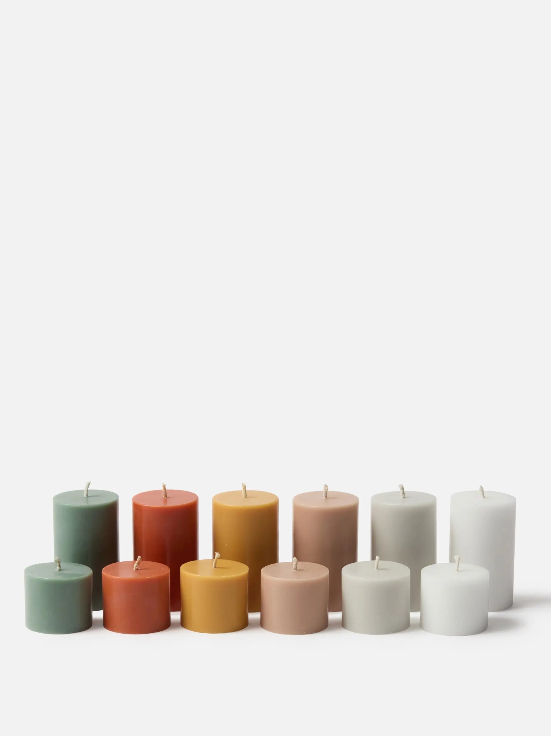 Pillar Candle sml Set/4 Marmaduke Shoppe