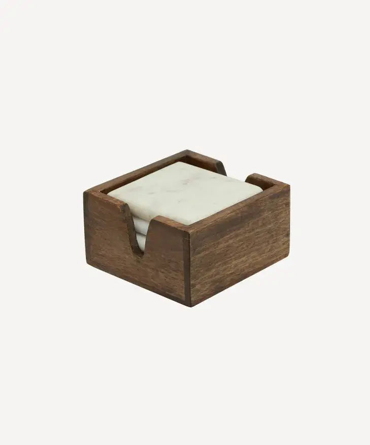 Porto Marble Coaster (4PC) French Country Collections