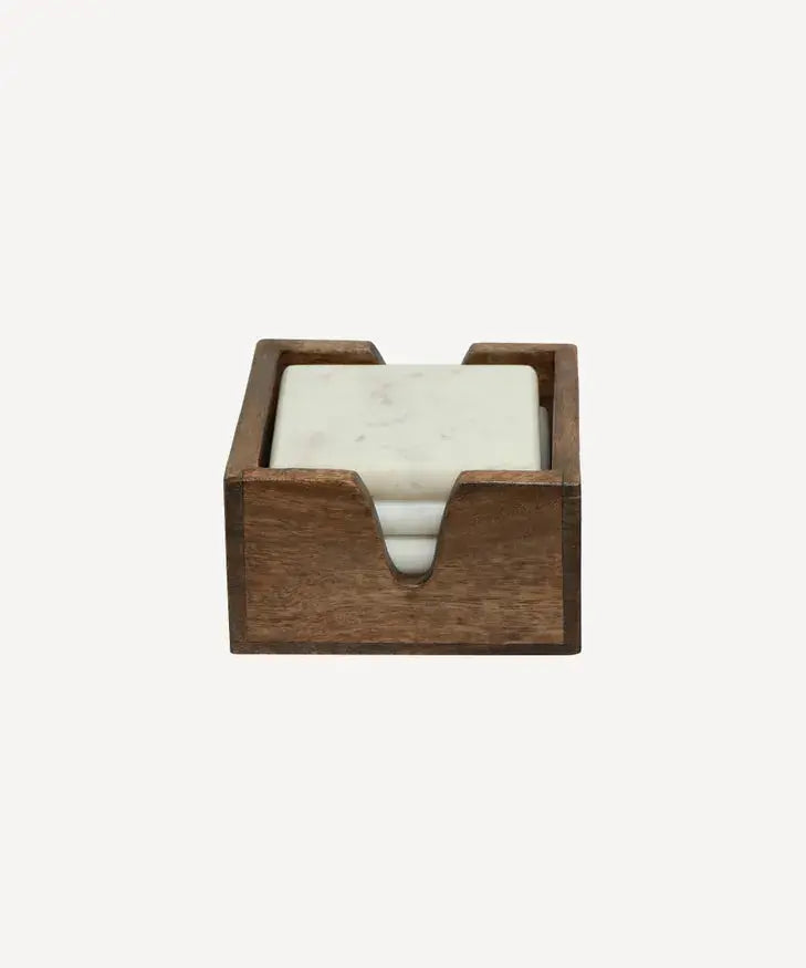 Porto Marble Coaster (4PC) French Country Collections
