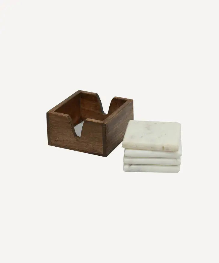 Porto Marble Coaster (4PC) French Country Collections
