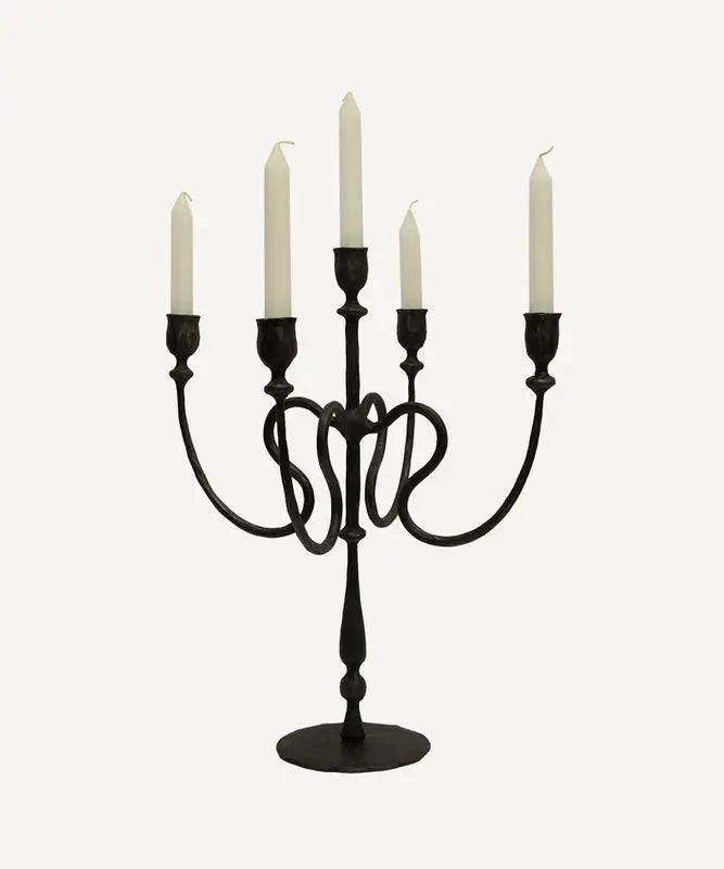 Raine Iron 5 Cup Candleabra French Country Collections