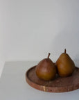 Red Travertine Riviera Marble Tray Otis Homewares
