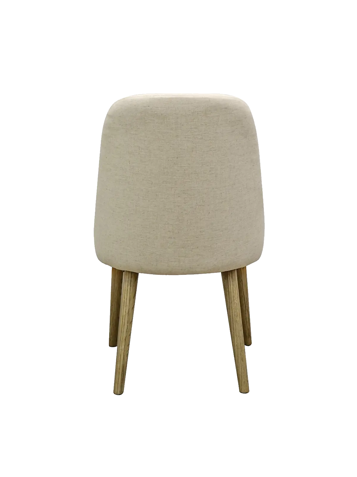 Genoa Natural Linen Dining Chair Hawthorne Group