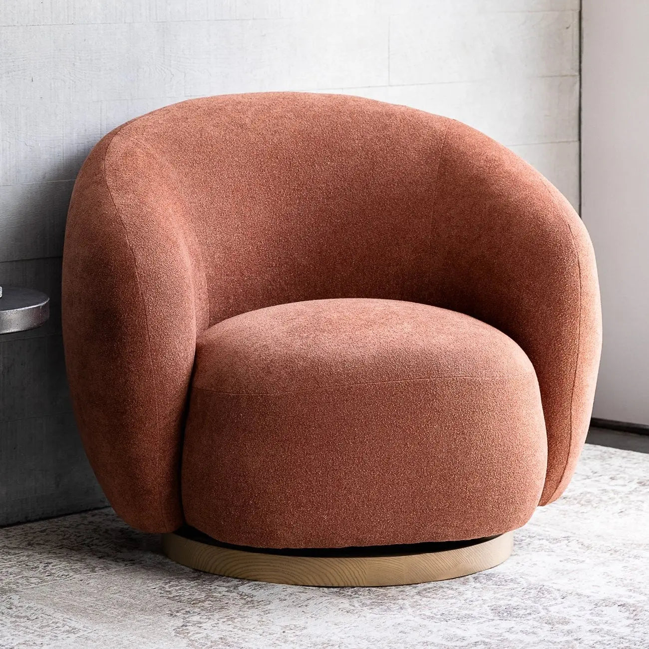 Rust Swivel Chair May Time